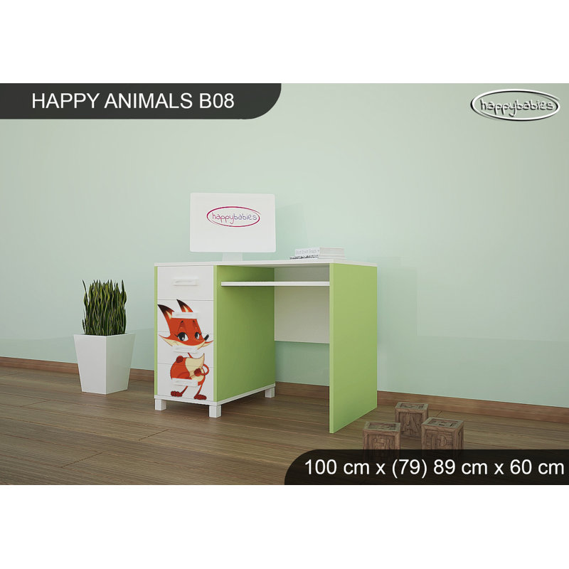 100cm Writing Desk, Green