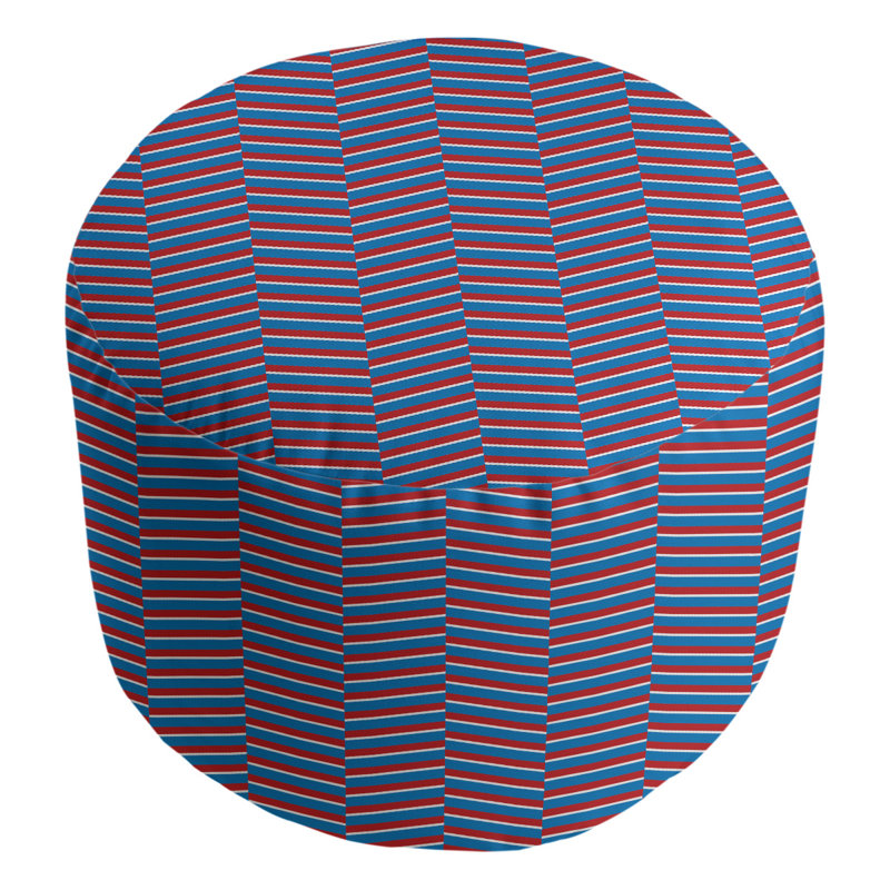 Pouf rond de 20,5 po de largeur, Violet