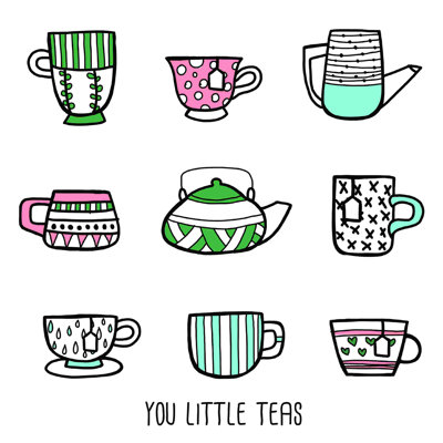 «You Little Teas», impression sur toile tendue