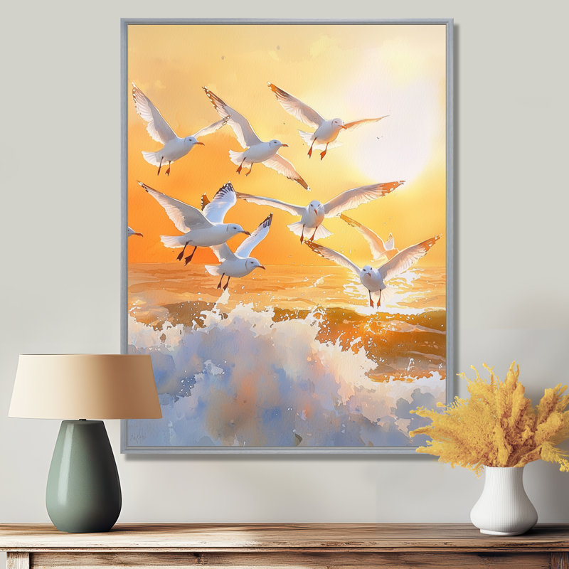 Ayshea - Animals Wall Art Prints, Argent argent, Impression encadrée flottante, H 32 po x l 16 po