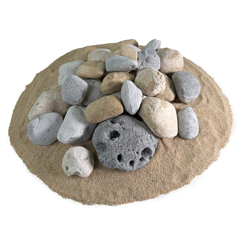 Foyer en céramique Beach Rock Lava Rocks