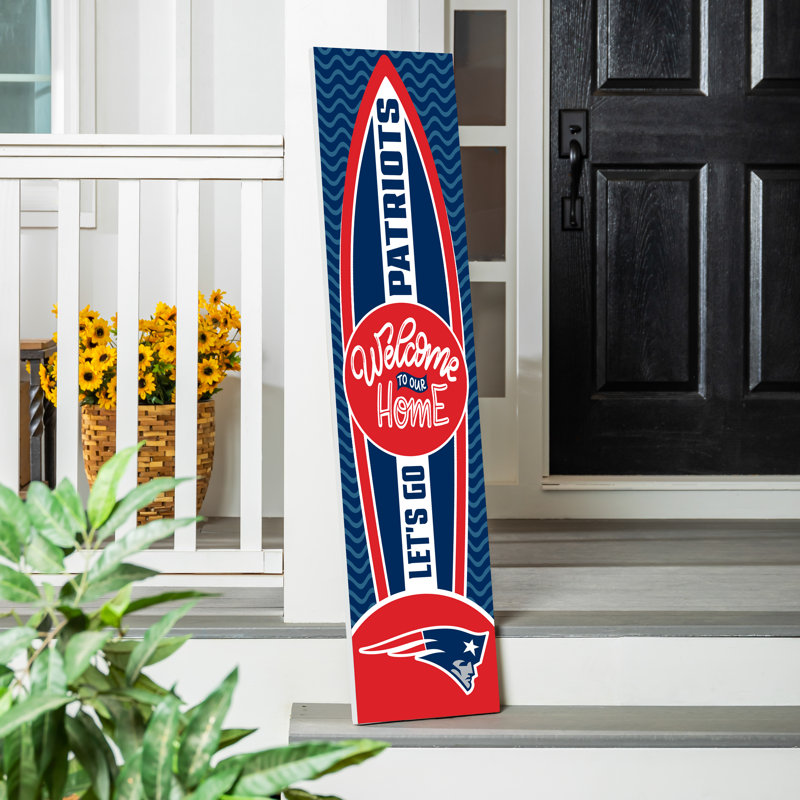 Décoration murale en panneau de fibres à densité moyenne (MDF) Latevin, NFL New England Patriots