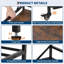 Support d'imprimante 3D avec rangement pour filament, table d'imprimante 3D avec prise de courant, organisateur de filament pour support d'impression 3D roulant, bureau de rangement robuste pour ABS, PLA, bobines de filament en TPU, bureaux à domicile