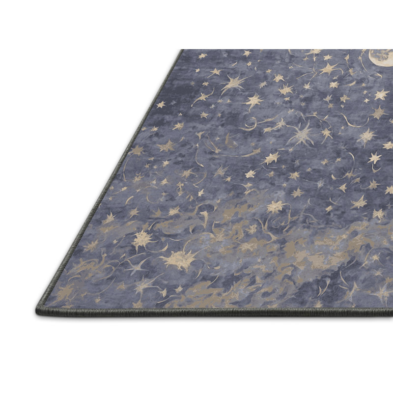 Tapis gris soyeux et moelleux, Carré 6 pi