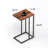 Gilsum Wood C End Table, Side Table with Metal Base for Sofa, Bed Side  -882125711