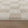 Machine Washable Shaggy Boho Beige Area Rug