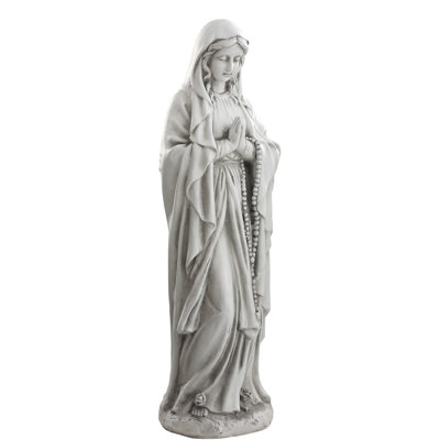 30"H Virgin Mary Outdoor Garden Statue