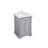 24'' Single Bathroom Vanity with Marble Top-245882841
