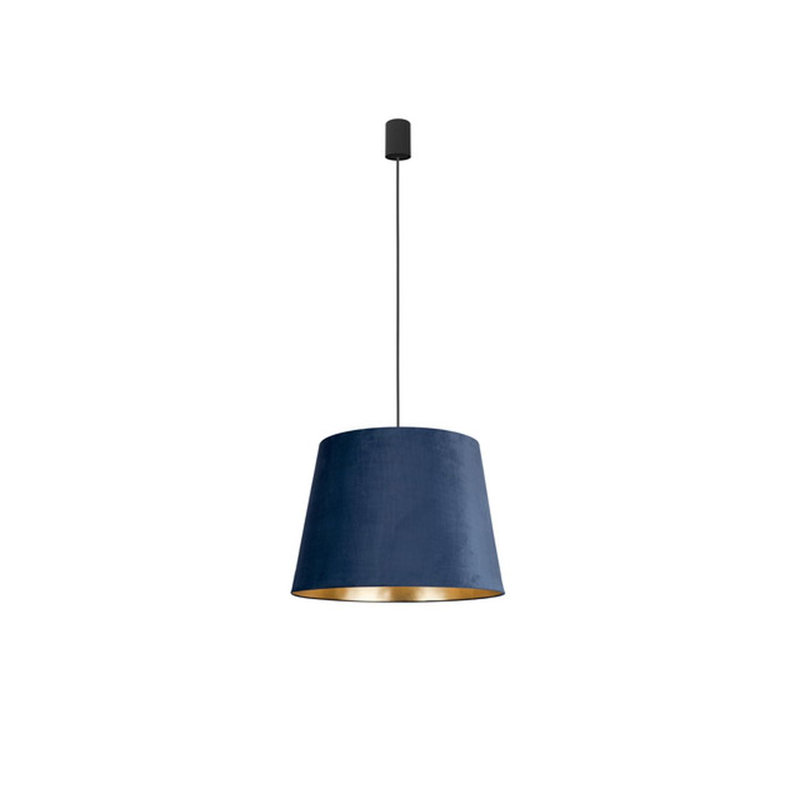 Erdi 1 - Light Single Pendant, Blue, Black, 176cm H x 44.5cm W x 44.5cm D