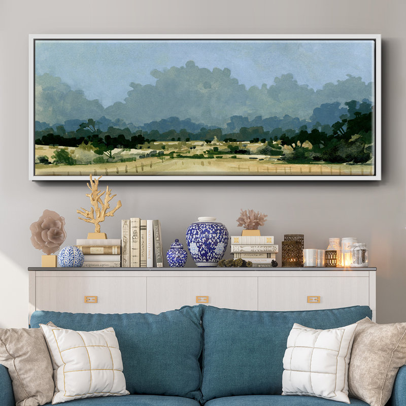 Wild Farmland I - toile encadrée, H 12 po x l 30 po