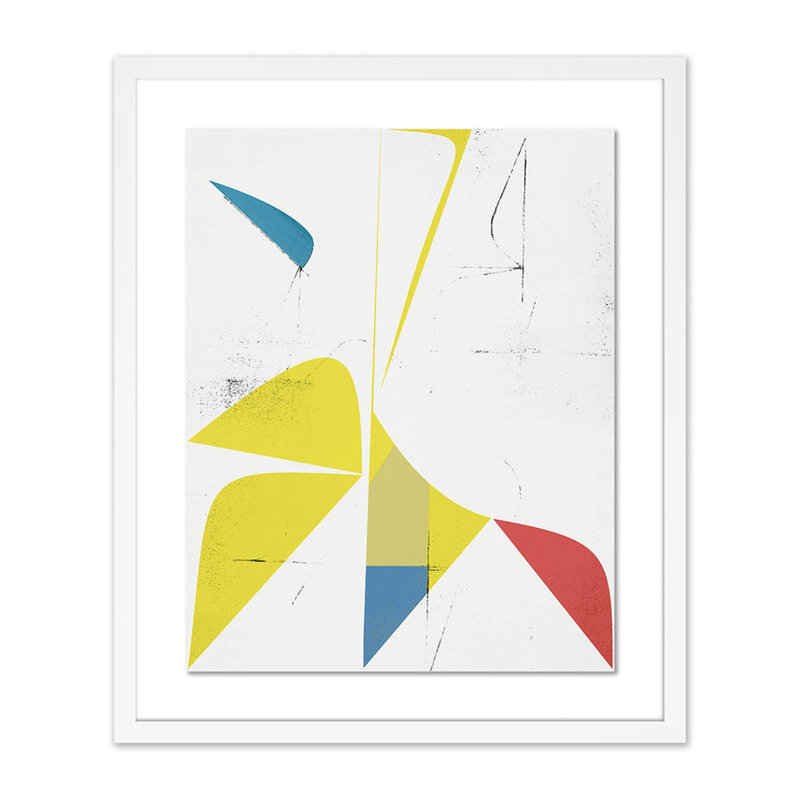 Mirbel par Bangbouh Studio - impression encadrée, Blanc, H 24 po x l 20 po x P 1,5 po