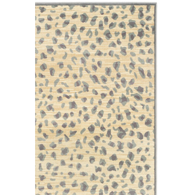 Tapis gris clair/crème Martha Stewart