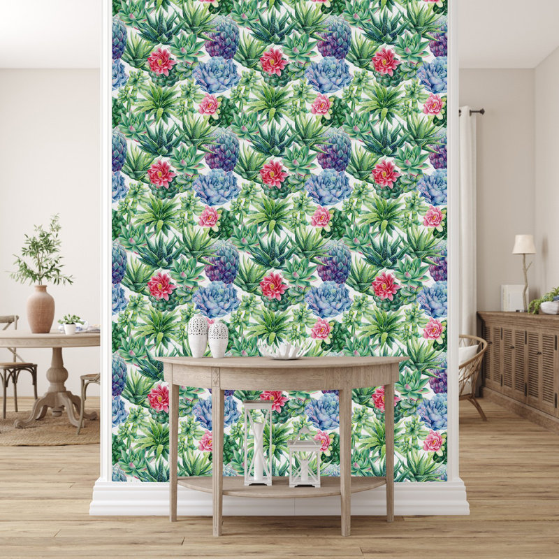 Panneau de papier peint Kemeisha, L 2,08 pi x L 18,75 pi