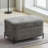 40.6'' Wide Swivel Barrel Chair and Storage Ottoman-101697582