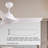 ONE Smart Modern All Season 52" Ceiling Fan with LED Light, Remote, Reversible and Compatible with Alexa/Google 6 Speeds and Light Kit included-1638340705