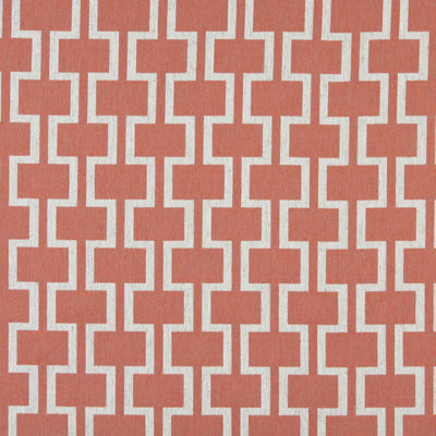 Tissu de lin géométrique