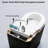 Modern Bidet Toilet With Auto Flush, Open/Close, Heated Seat, Warm Water Wash And Dry, Foam - Black, Contemporary Look, Porcelain Body, 17.5 Inches Comfort Height, Siphonic Jet Technology-129111247