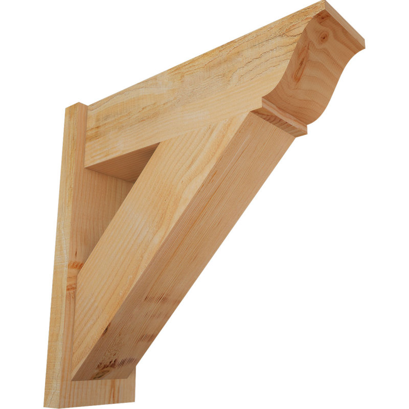 Persienne traditionnelle en bois rustique, P 26 po x H 26 po, Sapin Douglas de 8 po (sciage brut)