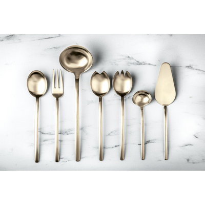 Due 7 Piece Stainless Steel Hostess Set
