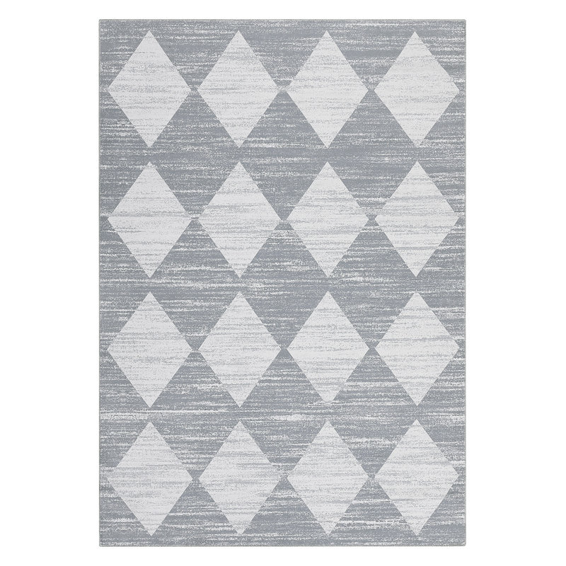 Geometric Machine Washable Area Rug Modern Non Slip Rugs for Living Room Bedrooms Foldable Rugs for Playroom Office Kitchen Rugs