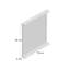 Bradlee Flat Wall Mirror with Shelves