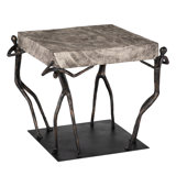 Atlas Figurine/4 Legs End Table