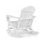 Chaise berçante d'extérieur en polyéthylène Caty-1900217154