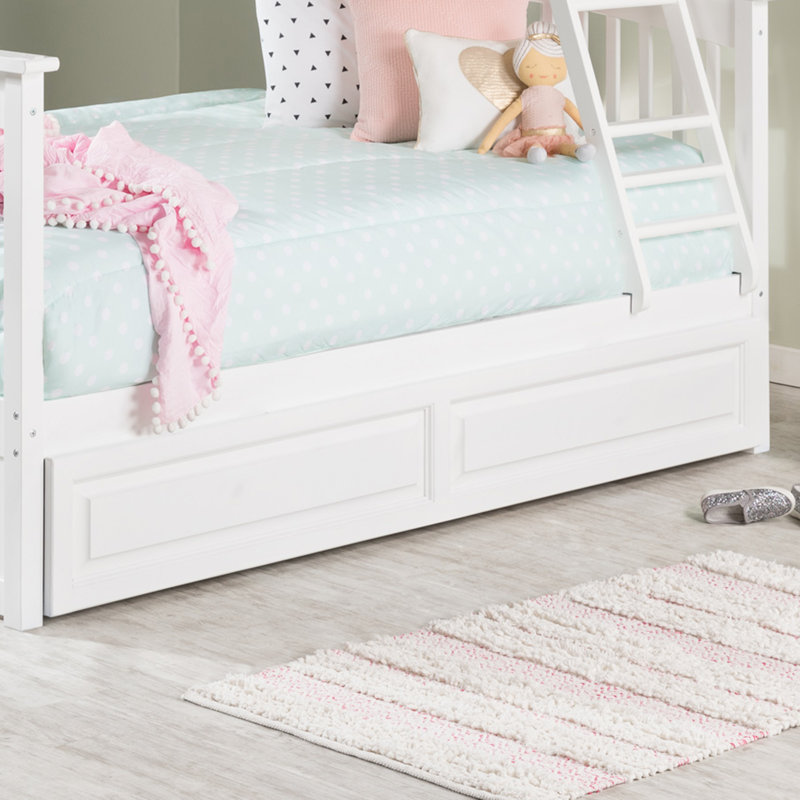 Brizeyda Trundle Unit, White