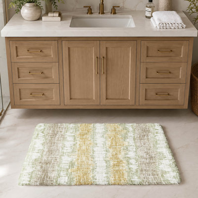 Tapis à rayures Dream Shag ADS755, lavable à la machine de qualité supérieure