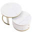 Table basse gigogne 2 tiroirs Design