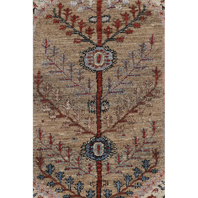 Rug & Kilim’S Persian Bakshaish Style Rug In Beige-Brown With Floral Patterns