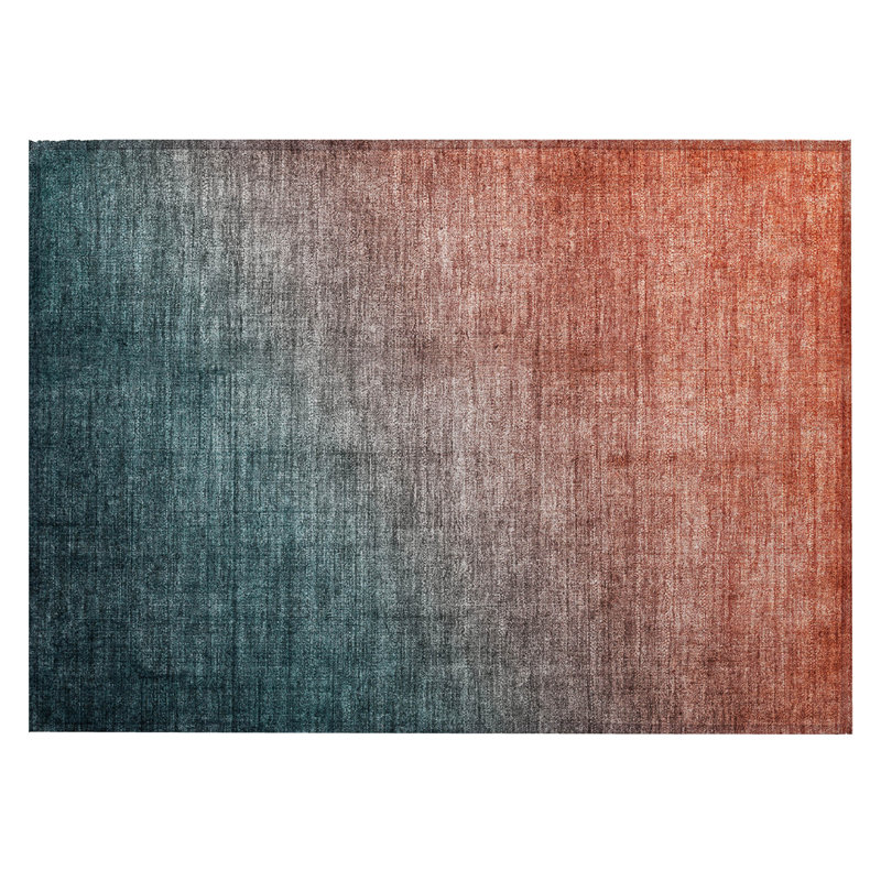 Tapis rectangulaire Marvaa avec envers antidérapant