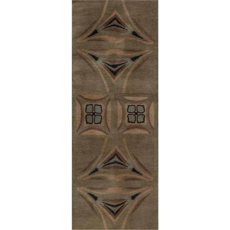 Modern One-of-a-Kind 3'4" X 8'7" Area Rug