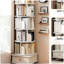 Bibliothèque rotative à 6 niveaux, bibliothèque pivotante à 360 ° avec roulettes, tour de bibliothèque rotative-1378018341-1378018346