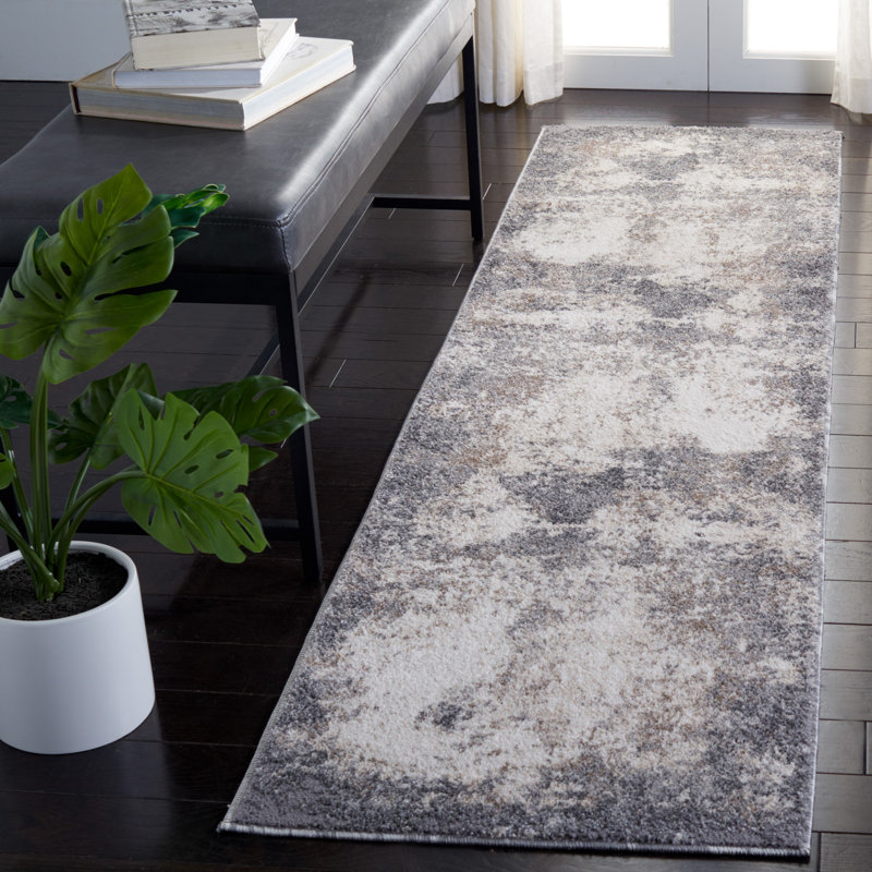 Maust Performance Abstract Rug, Runner 2' x 12'