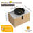 30'' Single Floating Bathroom Vanity With Ceramic Art Sink, Wall Mounted Bathroom Vanity With 2 Soft Close Doors-2079485822