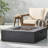 50,000 Fire Table - Square Tank For Outdoor Use, No Assembly, Dark Gray Slightly Grey Tank, Assembly Required
