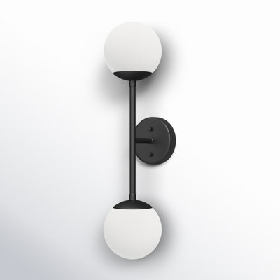Bridgit 2 Light Glass Dimmable Wall Sconce