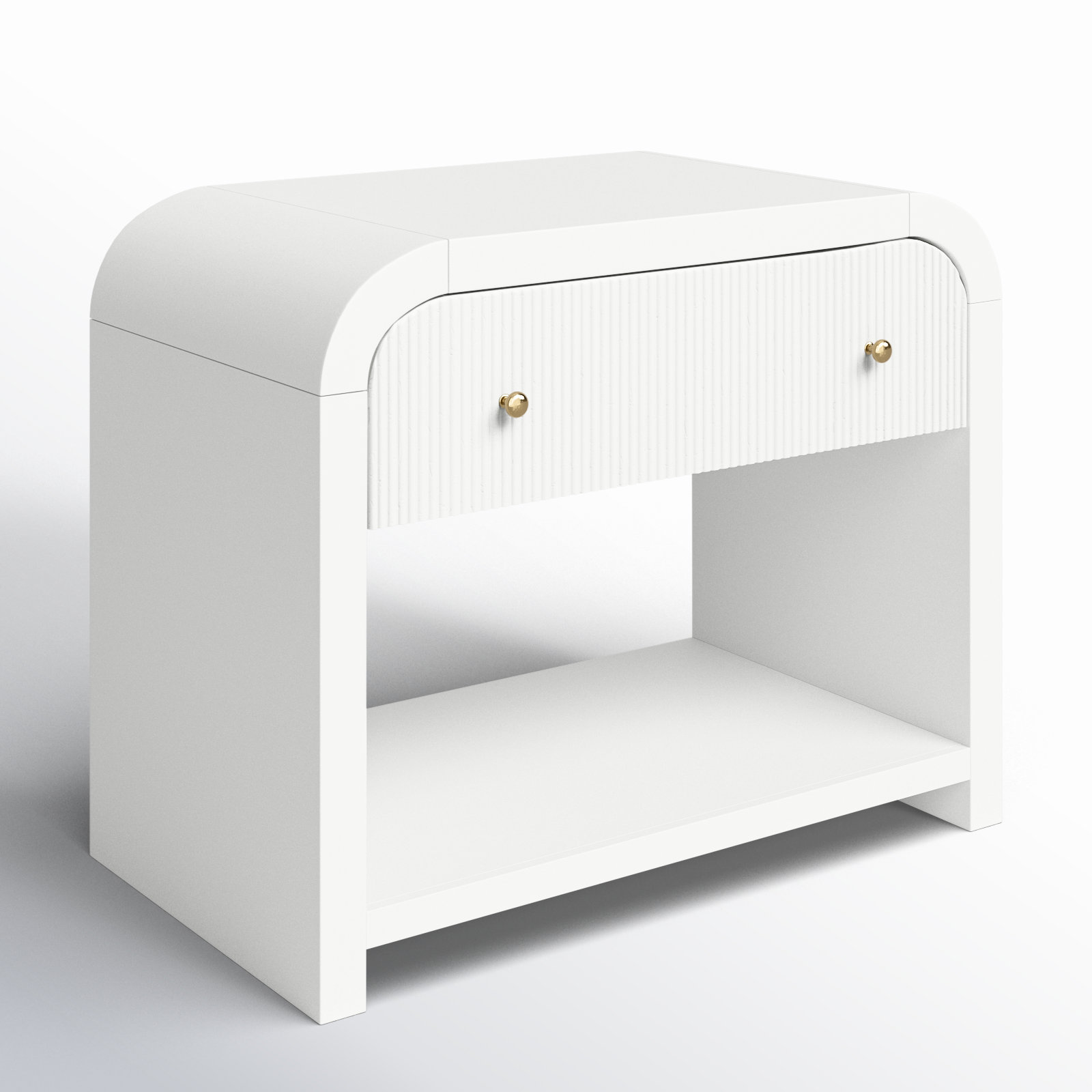 Liabella 1 - Drawer Nightstand, White