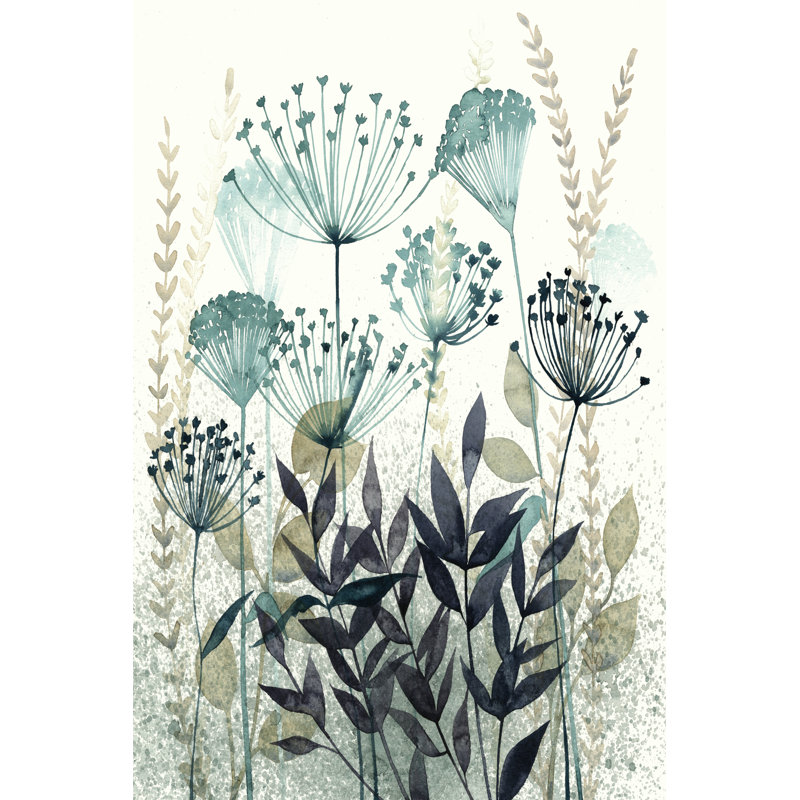 Allayed Floral II by Grace Popp - Wrapped Canvas Painting, 46cm H x 30cm W x 3.8cm D