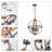 Freddi 4 - Light Dimmable Chandelier