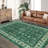 Area Rugs Vintage Floral Area Rug Washable, Low Pile, Non-Slip, mark Resistant Carpet for Living Room, Bedroom, Dining Room, Home Office-1762976355-1762976364