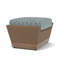 Charisma Rectangle Outdoor Ottoman Patio Ottoman-1606832658