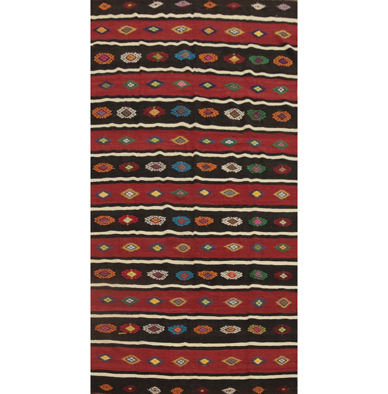 Vegetable Dye Kilim Turkish Area Rug 5x10