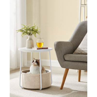 Lauranne Side Table with Storage