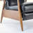 Wood Arm Push Back Recliner-1489231973