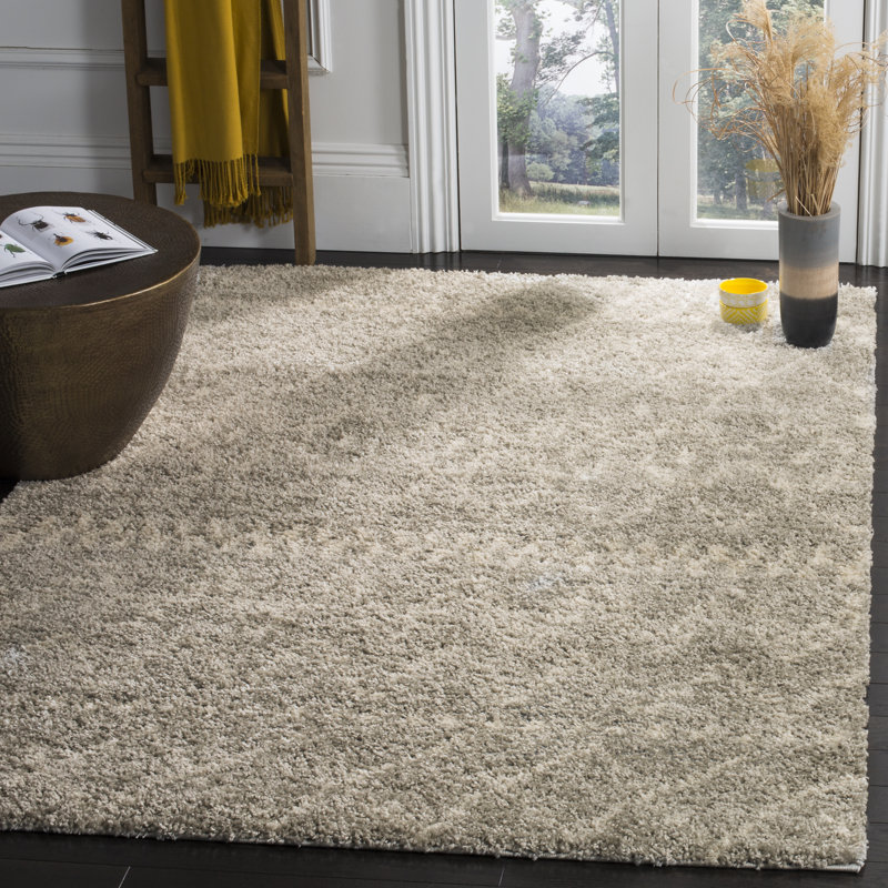 Quanah Geometric Hand Woven Area Rug, Rectangle 155 x 229 cm