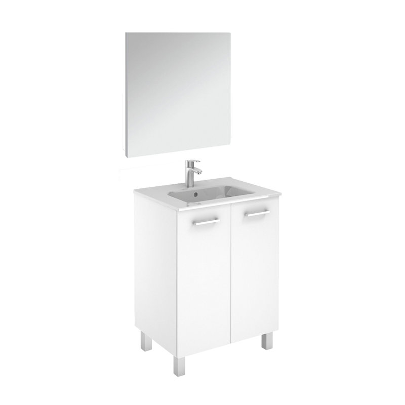 Logic 27.6'' W Single Vanity, Glossy White
