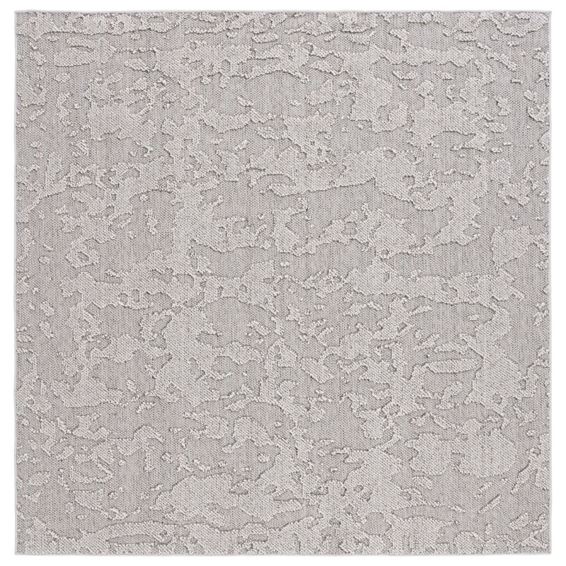 Antra Performance Abstract Indoor/Outdoor Area Rug, Square 6'7"