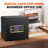 BESAFETY Safe Box, Digital Keypad Home Security Safe With Fireproof Bag-105670107